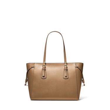Imagem de Michael Kors Voyager Bolsa multifuncional média, ferragem/casca dourada, Casca