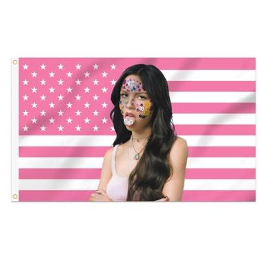 Imagem de Tapeçaria decorativa da bandeira de Rodrigo Olivia de 9,5 x 1,5 m, costura dupla com 2 ilhós de latão, pendurar na parede para decoração de quarto, dormitório universitário, varanda externa ou