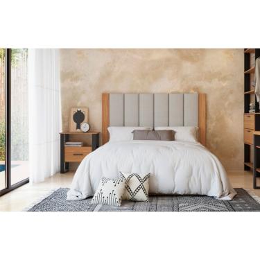 Imagem de Cabeceira Casal/queen 175cm Estofada Dalla Costa Freijó