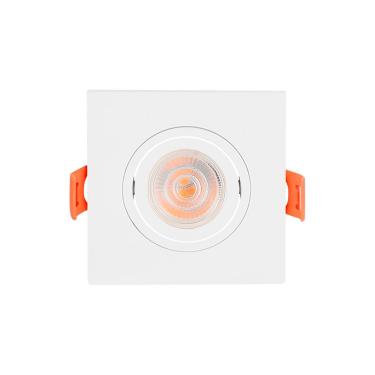 Imagem de Spot De Embutir Plano Mbled Para 1 Lâmpada Par 30 Quadrado Branco