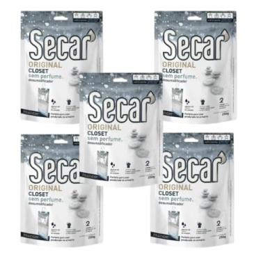 Imagem de 5 Antimofo Secar 250g Proliferação De Fungos Bolores Maus Odores Roupas Calçados Objetos Armazenados Ambiente Úmido Fechado Sem Ventilação (Sem perfume)