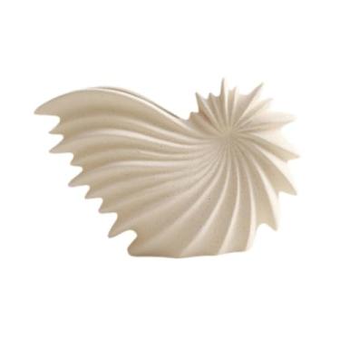 Imagem de Ｂｅｓｇａ Vaso de cerâmica criativo, vaso de flores criativo, suporte para flores secas, de mesa, plantador de de porcelana para exibição, ornamento, S