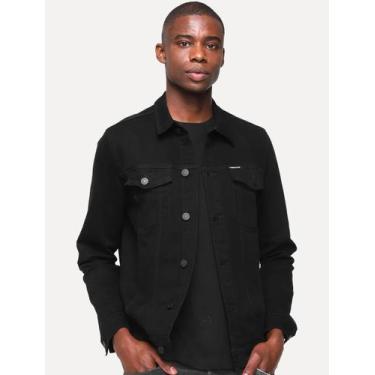 Imagem de Jaqueta Calvin Klein Jeans Trucker Essential Infinite Black Preta, M/M