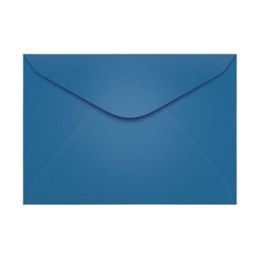 Imagem de Envelope Cor Convite Tamanho: 114x162 Mm Total 100 CóPias(Azul)