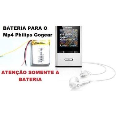 Imagem de Bateria Mp4 APARELHO Gogear  Vibe 4gb Com 3 Fios Nova - bgb