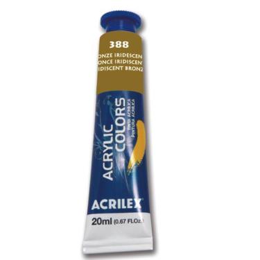 Imagem de Tinta Acrílica Acrylic Colors 20ml Bisnaga Acrilex 388 Bronze Iridesce