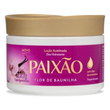 Imagem de Paixão Loção Hidratante Acetinada Flor De Baunilha Com Ação Desodorant
