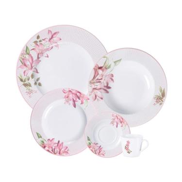 Imagem de Aparelho de Jantar Tramontina Poème em Porcelana Decorada 20 Peças