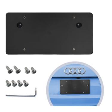 Imagem de Trunknets Inc Suporte de placa de licença traseira para Audi Q3 2013 14 15 2016 2017 2018 2019 + 8 parafusos e chave novos.
