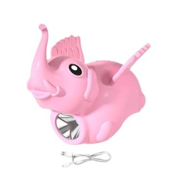 Imagem de oshhni com alto-falante luz de bicicleta infantil à prova d'água farol de bicicleta multiuso luz de ciclismo divertida para entusiastas de bicicletas de, Rosa