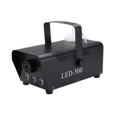 Imagem de Mini Máquina De Fumaça LED Disco Com Controle Remoto Projetor De Névoa