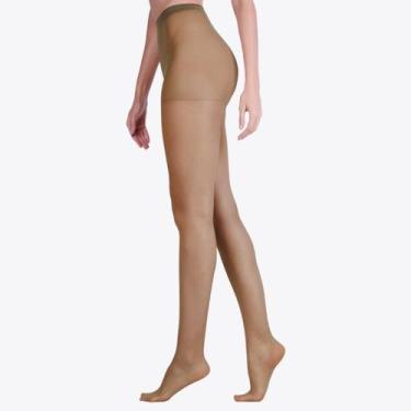 Imagem de Kit 4 Pares de Meias - Calças Lupo Loba Fio 15 05680-104, Natural peac