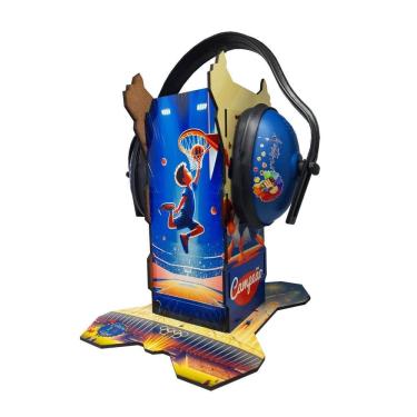 Imagem de Suporte Abafador Sons Super Atletas + Abafador Ruído Azul