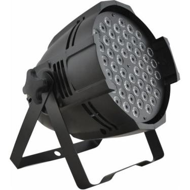 Imagem de Refletor Canhao De Led Opt Par 54 Leds De 3w Rgbw Com Dmx, Sensor, Dis