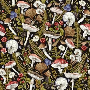 Imagem de VaryPaper Papel de parede floral bege aquarela para quarto, banheiro, 44 x 192 cm, papel de parede de flores silvestres removível decorativo para armários e prateleiras