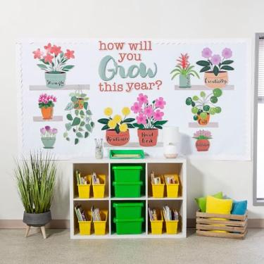 Imagem de What Will You Grow Classroom Conjunto de quadro de avisos - 11 peças