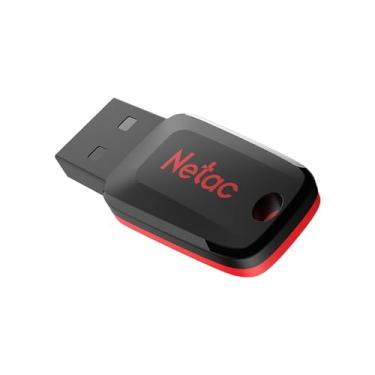 Imagem de PENDRIVE 8GB U197 MINI EM PLASTICO PRETO USB 2.0 NETAC NT03U197N-008G-20BK