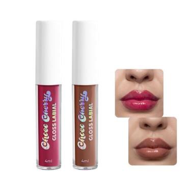 Imagem de Dailus Gloss Labial Choco Cherry 4ml Escolha seu Kit, Bombom Cereja + 