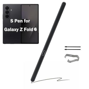 Imagem de Caneta de substituição para Galaxy Z Fold 6 Slim para Samsung Galaxy Z Fold 6 S Pen Fold Edition, Galaxy Z Fold 6 SPen Fold Edition para Samsung Galaxy Z Fold 6, caneta Stylus com pontas/pontas (preto