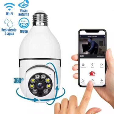 Imagem de Câmera Full Hd Com Visão Noturna Com Giro 360 Graus - Lippin