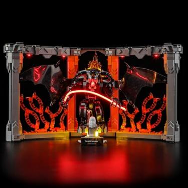 Imagem de YEABRICKS LED Light for Lego-10367 Icons The Lord of The Rings: Balrog Book Nook Building Blocks Model (Lego Set NOT Included)