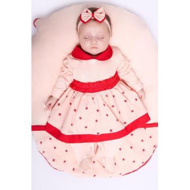 Imagem de Saída Maternidade Menina Joaninha 04 peças Roupas de Bebê - João e Mar