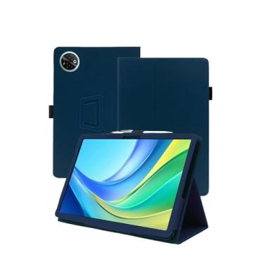 Imagem de Capa para tablet inteligente DOOGEE Tab E3 Max, Android 15, 35.6 cm, capa de couro premium WUNIAK para tablet Doogee Tab E3 Max, Android 15, Smart Tablet de 14 polegadas com alça de mão para tablet