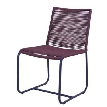 Imagem de Cadeira de Alumínio Para Sala e Jardim em Corda Náutica - NossaKasa Mó