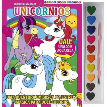 Imagem de Floresta Encantada: Unicornios - Livro Para Pintar