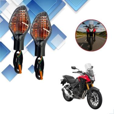 Imagem de Par de Pisca Dianteiro Lado Direito e Lado Esquerdo CB 500X 2014 2015 