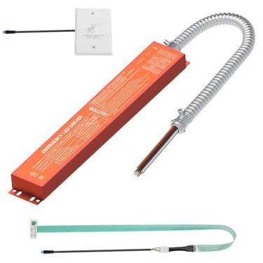 Imagem de Driver de emergência LED 20W, bateria de reserva recarregável, 100 V-347 VAC, tempo de emergência acima de 90 minutos para menos de 155 W, painel LED Troffer regulável e