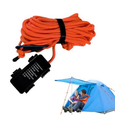 Imagem de Rrlihjgu Corda de acampamento, corda ao ar livre - Corda Marinha Impermeável | Luz de advertência da corda do da barraca, faixa de luz de acampamento da lâmpada da do para acampar, rede