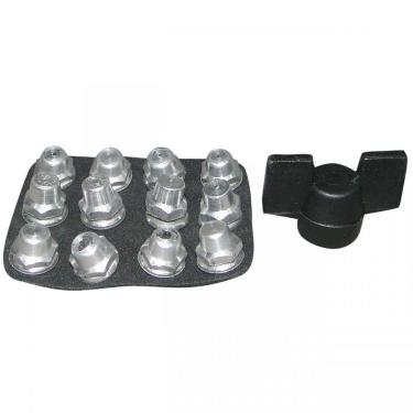 Imagem de Trava para Chuteira Cravo Kanxa Aluminio 12 Peças