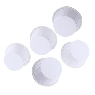 Imagem de Atyhao 100pcs de Cupcake de Capa de Capa Wrapper Muffin Assar Copo para Festas Natal de Casamento 8 Cores Com Ferramentas de Embalagem de Bolo, Xícaras de à Prova de (Fundo puro branco)