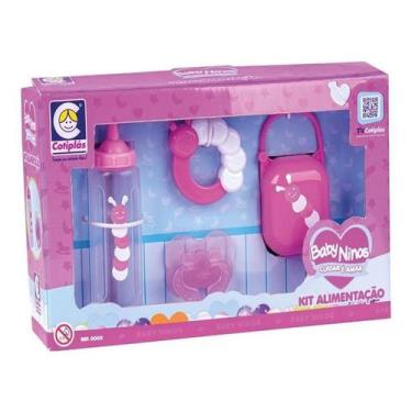 Imagem de Brinquedo Faz De Conta Baby Ninos Alimentação Cuidados Bebe - Cotiplas