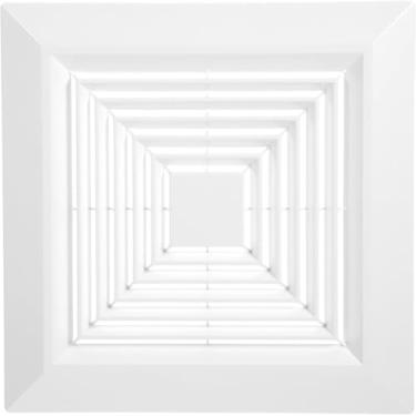 Imagem de Ahltoiex Capa para exaustor de banheiro, tampa de ventilação de banheiro, ventilador quadrado de teto ou parede com molas peças de reposição para ventilador de exaustão de teto quadrado, desviador de