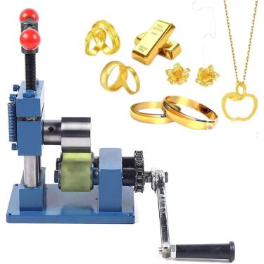 Imagem de Ferramenta dobradora de anel para anéis de colher, dobrador de metal, manivela, máquina de dobrar para pulseira de anel, moinho de rolos, máquina manual de joias, ferramentas DIY