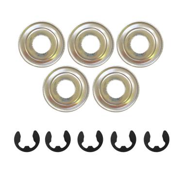 Imagem de REDEEMX Pacote com 5 MS180C Motosserra Sprocket Clutch Drum E-Clip 8x1,3 Kit de arruela de embreagem compatível com Stihl MS171 MS181 MS231 MS251 MS241 MS261 MS170C peças de substituição OEM 9460 624