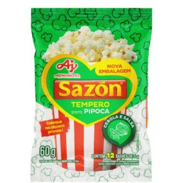 Imagem de Tempero Pipoca Sazon Cebola e Salsa 60g 12un - Sazón