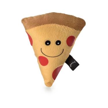 Imagem de Brinquedo de Pelúcia Foodies Pizza Peperoni para Gatos 12cm 1 UN Mimo