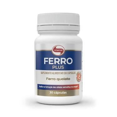 Imagem de Ferro Plus 30 Cápsulas Vitafor  Suplemento de Ferro com Vitaminas