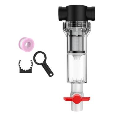 Imagem de Generic Filtro de aquário Filtro de tanque de peixes 3/4'' Filtragem de sedimentos de água salgada e água doce, 100 Malhas Femininas