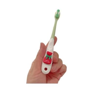 Imagem de Escova De Dentes Infantil De Natal Com Cabo Antiderrapante, Fácil De L