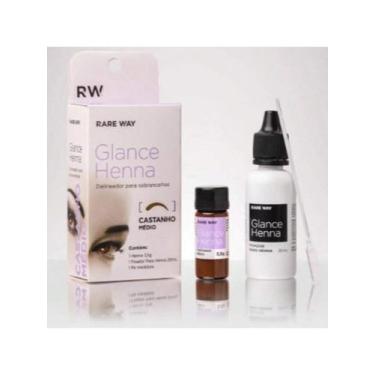 Imagem de Kit glance henna castanho medio 3,5 g - delineador de sobrancelhas - R