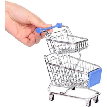 Imagem de Mini carrinho de compras, mini carrinho de compras de supermercado, br