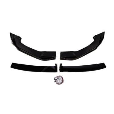 Imagem de Kit de carroceria difusor de para-choque dianteiro, 4 peças, spoiler, divisor de lábios, compatível com BMW X5 G05 M-Sport LCI 30d 40i 40d 50e M60i 2023-2024(Gloss Black)