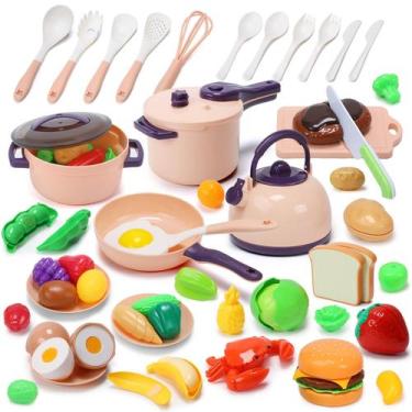 Imagem de Acessórios de cozinha Mini Play CUTE STONE de 51 peças para crianças