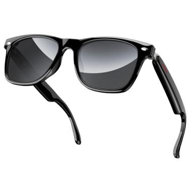 Imagem de Óculos Inteligentes Bluetooth 5.0 - Óculos de Sol com Alto-Falante, Assistente de Voz, Lentes Anti-Reflexo e Proteção UV - Compatível com iOS/Android