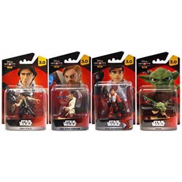 Imagem de Disney Infinity 3.0 - Star Wars Bundle 4-Pack (Han Solo / Obi-Wan Kenobi / Poe Dameron / Yoda)