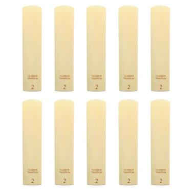 Imagem de Reeds saxofones de tenor premium Definir acessórios de substituição de sax -chave de alta qualidade, não deformados com caixa de plástico para músicos profissionais e iniciantes (Força 2.0)